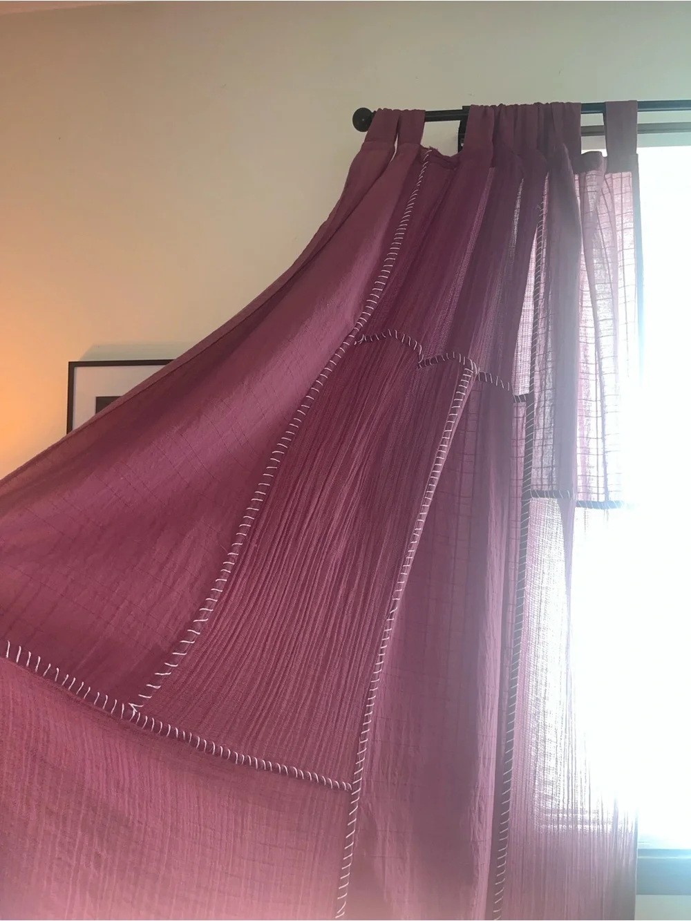 Urban Outfitters Chloe Gauze Curtains